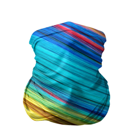 Бандана-труба 3D с принтом цветной мех диагональ в Екатеринбурге, 100% полиэстер, ткань с особыми свойствами — Activecool | плотность 150‒180 г/м2; хорошо тянется, но сохраняет форму | волокна | геометрия | диагональ | краски | мех | полоски | полосы | радуга | текстура | цвета | яркий