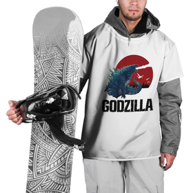 Накидка на куртку 3D с принтом Годзилла в Новосибирске, 100% полиэстер |  | godzilla | годзилла | голливуд | динозавр | дракон | кино | монстр | ящер