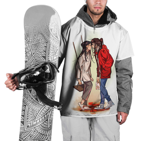 Накидка на куртку 3D с принтом Благословление небожителей Tia , 100% полиэстер |  | anime | heaven officials blessing | tian guan ci fu | аниме | благословение небожителей | благословение небожителей аниме | дунхуа | се лянь