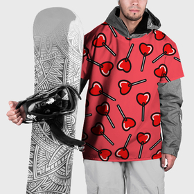 Накидка на куртку 3D с принтом Сердечки леденцы в Белгороде, 100% полиэстер |  | 14 февраля | 8 марта | love | девочки | день святого валентина | женская | леденцы | любовь | подружке | сердечки | сосачки | чупа чупс