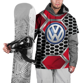 Накидка на куртку 3D с принтом VOLKSWAGEN в Новосибирске, 100% полиэстер |  | auto | car | motor | sport | sport car | tegunvtegcar | авто | машина | спорт | спорт кар
