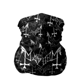 Бандана-труба 3D с принтом Mayhem , 100% полиэстер, ткань с особыми свойствами — Activecool | плотность 150‒180 г/м2; хорошо тянется, но сохраняет форму | black | death | metal | rock | блэк | майхем | мейхем | метал | паттерн