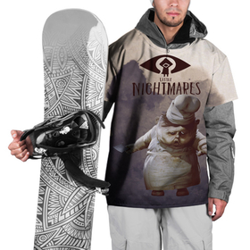 Накидка на куртку 3D с принтом Little в Тюмени, 100% полиэстер |  | Тематика изображения на принте: game | little nightmares | арт | графика | игры