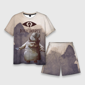 Мужской костюм с шортами 3D с принтом Little ,  |  | game | little nightmares | арт | графика | игры