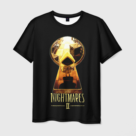Мужская футболка 3D с принтом LITTLE NIGHTMARES 2 в Санкт-Петербурге, 100% полиэфир | прямой крой, круглый вырез горловины, длина до линии бедер | little nightmares | little nightmares 2 | six | игры | комиксы | шестая