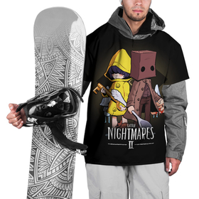 Накидка на куртку 3D с принтом LITTLE NIGHTMARES 2 в Тюмени, 100% полиэстер |  | Тематика изображения на принте: little nightmares | little nightmares 2 | six | игры | комиксы | шестая