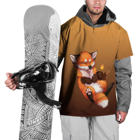 Накидка на куртку 3D с принтом Взрывной характер милого лиса в Тюмени, 100% полиэстер |  | fox | бомба | взрывной характер | вредина | врединка | градиент | лис | лиса | лисенок | лисичка | малыш | особенность | характер