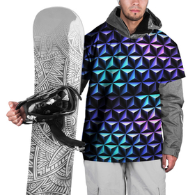 Накидка на куртку 3D с принтом НЕОНОВАЯ СТАЛЬ в Курске, 100% полиэстер |  | tegunvteg | броня | геометрия | железо | неон | неоновая сталь | ромбы | соты | сталь | стальная броня | стальной | текстура | треугольники