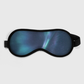 Маска для сна 3D с принтом Северное Сияние в Курске, внешний слой — 100% полиэфир, внутренний слой — 100% хлопок, между ними — поролон |  | Тематика изображения на принте: звёздное небо | зелёный | северное небо. | синий | фиолетовый
