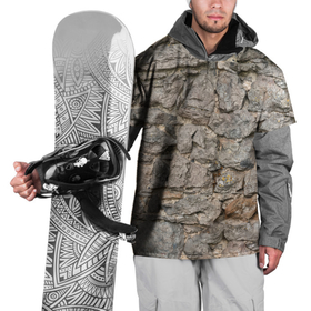Накидка на куртку 3D с принтом Сломанная стена в Тюмени, 100% полиэстер |  | Тематика изображения на принте: абстракция | камни | стена | текстура | фон