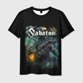 Мужская футболка 3D с принтом SABATON , 100% полиэфир | прямой крой, круглый вырез горловины, длина до линии бедер | dark | hardcore | heroes | history | metal | music | punk | rock | sabaton | sweden | war | война | герои | история | музыка | рок | сабатон | швеция