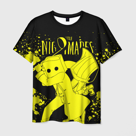 Мужская футболка 3D с принтом LITTLE NIGHTMARES 2 в Белгороде, 100% полиэфир | прямой крой, круглый вырез горловины, длина до линии бедер | little nightmares | little nightmares 2 | mono | six | игры | комиксы | моно | шестая