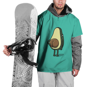 Накидка на куртку 3D с принтом Авокадо , 100% полиэстер |  | avocado | food | авокадо | еда | фрукты
