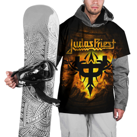 Накидка на куртку 3D с принтом JUDAS PRIEST в Белгороде, 100% полиэстер |  | heavy metal | judas priest | metal | metal gods | группы | джудас прист | метал | роб хэлфорд | хард рок | хеви метал