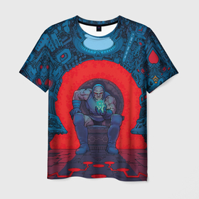 Мужская футболка 3D с принтом Дарксайд в Тюмени, 100% полиэфир | прямой крой, круглый вырез горловины, длина до линии бедер | darkseid | justice league | vdzabma | дарксайд | лига справедливости
