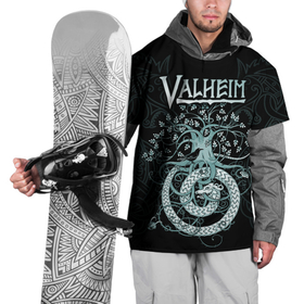 Накидка на куртку 3D с принтом Valheim в Курске, 100% полиэстер |  | Тематика изображения на принте: valheim | viking | валхейм | викинги | игры