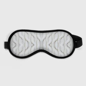 Маска для сна 3D с принтом Вязанка в Кировске, внешний слой — 100% полиэфир, внутренний слой — 100% хлопок, между ними — поролон |  | Тематика изображения на принте: вязанные вещи | косичка | текстура | тепло | уют