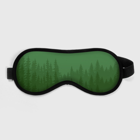 Маска для сна 3D с принтом Зеленый Лес , внешний слой — 100% полиэфир, внутренний слой — 100% хлопок, между ними — поролон |  | градиент | густой лес | деревья | зеленый лес | лес | минимализм