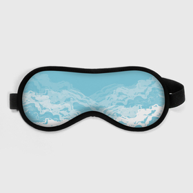 Маска для сна 3D с принтом Волны в Тюмени, внешний слой — 100% полиэфир, внутренний слой — 100% хлопок, между ними — поролон |  | вода | волны | минимализм | море | нежность | природа | рисунок