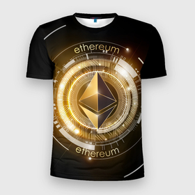 Мужская футболка 3D спортивная с принтом ETHEREUM ЭФИРИУМ в Белгороде, 100% полиэстер с улучшенными характеристиками | приталенный силуэт, круглая горловина, широкие плечи, сужается к линии бедра | Тематика изображения на принте: bitcoin | blockchain | btc | cardano | crypto | ethereum | polkadot | tether | xrp | бинанс | биткоин | блокчейн | валюта | деньги | криптовалюта | майнер | майнинг | цифровая валюта | цифровое золото | эфир