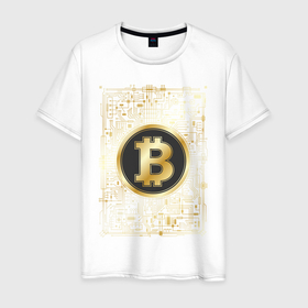 Мужская футболка хлопок с принтом БИТКОИН ЗОЛОТО | BITCOIN GOLD в Петрозаводске, 100% хлопок | прямой крой, круглый вырез горловины, длина до линии бедер, слегка спущенное плечо. | bitcoin | blockchain | btc | cardano | crypto | ethereum | polkadot | tether | xrp | бинанс | биткоин | блокчейн | валюта | деньги | криптовалюта | майнер | майнинг | цифровая валюта | цифровое золото | эфир