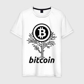 Мужская футболка хлопок с принтом BITCOIN TREE | БИТКОИН ДЕРЕВО (Z) , 100% хлопок | прямой крой, круглый вырез горловины, длина до линии бедер, слегка спущенное плечо. | binance coin | bitcoin | blockchain | btc | cardano | crypto | ethereum | litecoin | polkadot | tether | xrp | биткоин | блокчейн | валюта | деньги | криптовалюта | майнер | майнинг | цифровая валюта | цифровое золото | эфир
