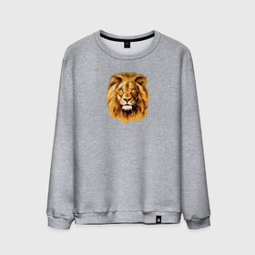 Мужской свитшот хлопок с принтом Голова Льва в Петрозаводске, 100% хлопок |  | beast | lion | власть | голова | животные | звери | зубы | король | корона | кот | кошка | лев | рычит | сила | царь