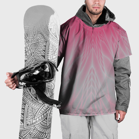 Накидка на куртку 3D с принтом Розовый и серый   коллекция Лучи   Хуф и Ся в Екатеринбурге, 100% полиэстер |  | Тематика изображения на принте: абстракция | геометрия | линии | розовый | серый