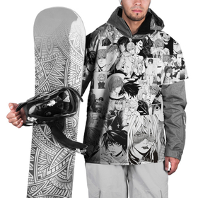 Накидка на куртку 3D с принтом Тетрадь смерти в Белгороде, 100% полиэстер |  | l | аниме | кира | л | лайт ягами | манга | миса | мэлло | ниа | рюк
