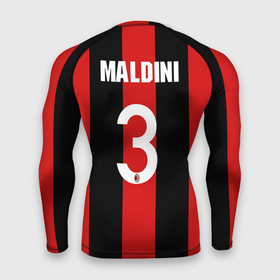 Мужской рашгард 3D с принтом Мальдини ,  |  | 3 номер | maldini | milan | интер | италия | капитан | легенда футбола | мальдини | милан | паоло | сериа а | футбольный клуб