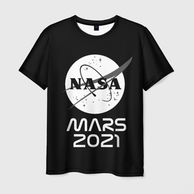 Мужская футболка 3D с принтом NASA Perseverance в Тюмени, 100% полиэфир | прямой крой, круглый вырез горловины, длина до линии бедер | Тематика изображения на принте: 2020 | 2021 | 21б | elon | mars | musk | nasa | perseverance | space | spacex | илон | космос | марс | марсоход | маск | наса | настойчивый