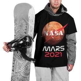 Накидка на куртку 3D с принтом NASA Perseverance в Новосибирске, 100% полиэстер |  | 2020 | 2021 | 21б | elon | mars | musk | nasa | perseverance | space | spacex | илон | космос | марс | марсоход | маск | наса | настойчивый