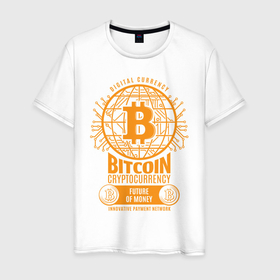 Мужская футболка хлопок с принтом BITCOIN КРИПТОВАЛЮТА (Z) в Санкт-Петербурге, 100% хлопок | прямой крой, круглый вырез горловины, длина до линии бедер, слегка спущенное плечо. | binance coin | bitcoin | blockchain | btc | cardano | crypto | ethereum | litecoin | polkadot | tether | xrp | биткоин | блокчейн | валюта | деньги | криптовалюта | майнер | майнинг | цифровая валюта | цифровое золото | эфир