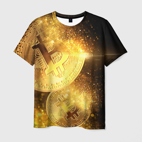 Мужская футболка 3D с принтом БИТКОИН ЗОЛОТО | BITCOIN GOLD в Кировске, 100% полиэфир | прямой крой, круглый вырез горловины, длина до линии бедер | bitcoin | blockchain | btc | cardano | crypto | ethereum | polkadot | tether | xrp | бинанс | биткоин | блокчейн | валюта | деньги | криптовалюта | майнер | майнинг | цифровая валюта | цифровое золото | эфир