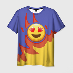 Мужская футболка 3D с принтом Ты горишь как огонь v1 в Новосибирске, 100% полиэфир | прямой крой, круглый вырез горловины, длина до линии бедер | Тематика изображения на принте: fashion | fire | game | hip hop | rap | slava marlow | street style | top | артем | игра | клип | мода | огонь | рэп | слава марлоу | топ | уличный стиль | хип хоп