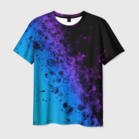 Мужская футболка 3D с принтом Неоновые Краски , 100% полиэфир | прямой крой, круглый вырез горловины, длина до линии бедер | anarchy | chaos | color | colors | neon | paint | анархия | брызги | капли | краска | краски | неон | неоновая | неоновый | палитра | текстура | хаос | цвет | цвета