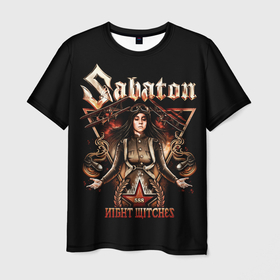 Мужская футболка 3D с принтом Sabaton , 100% полиэфир | прямой крой, круглый вырез горловины, длина до линии бедер | Тематика изображения на принте: heavy metal | sabaton | группы | метал | музыка | сабатон | хэви метал