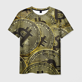 Мужская футболка 3D с принтом БИТКОИНЫ МОНЕТЫ в Кировске, 100% полиэфир | прямой крой, круглый вырез горловины, длина до линии бедер | bitcoin | blockchain | btc | cardano | crypto | ethereum | polkadot | tether | xrp | бинанс | биткоин | блокчейн | валюта | деньги | криптовалюта | майнер | майнинг | цифровая валюта | цифровое золото | эфир