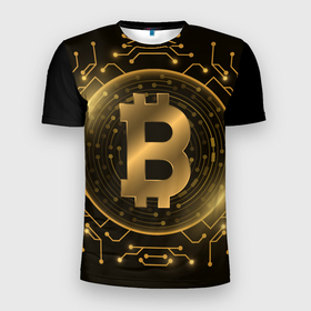 Мужская футболка 3D спортивная с принтом ЗОЛОТОЙ БИТКОИН в Новосибирске, 100% полиэстер с улучшенными характеристиками | приталенный силуэт, круглая горловина, широкие плечи, сужается к линии бедра | bitcoin | blockchain | btc | cardano | crypto | ethereum | polkadot | tether | xrp | бинанс | биткоин | блокчейн | валюта | деньги | криптовалюта | майнер | майнинг | цифровая валюта | цифровое золото | эфир