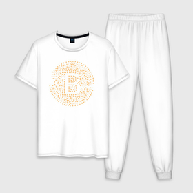 Мужская пижама хлопок с принтом БИТКОИН | BITCOIN , 100% хлопок | брюки и футболка прямого кроя, без карманов, на брюках мягкая резинка на поясе и по низу штанин
 | bitcoin | blockchain | btc | cardano | crypto | ethereum | polkadot | tether | xrp | бинанс | биткоин | блокчейн | валюта | деньги | криптовалюта | майнер | майнинг | цифровая валюта | цифровое золото | эфир