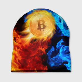 Шапка 3D с принтом БИТКОИН | BITCOIN FIRE в Белгороде, 100% полиэстер | универсальный размер, печать по всей поверхности изделия | bitcoin | blockchain | btc | cardano | crypto | ethereum | polkadot | tether | xrp | бинанс | биткоин | блокчейн | валюта | деньги | криптовалюта | майнер | майнинг | цифровая валюта | цифровое золото | эфир