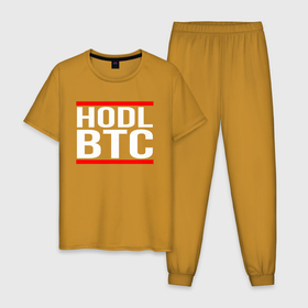 Мужская пижама хлопок с принтом БИТКОИН | BITCOIN HODL BTC в Новосибирске, 100% хлопок | брюки и футболка прямого кроя, без карманов, на брюках мягкая резинка на поясе и по низу штанин
 | bitcoin | blockchain | btc | cardano | crypto | ethereum | polkadot | tether | xrp | бинанс | биткоин | блокчейн | валюта | деньги | криптовалюта | майнер | майнинг | цифровая валюта | цифровое золото | эфир