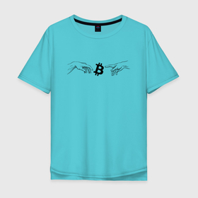 Мужская футболка хлопок Oversize с принтом BITCOIN КРИПТОВАЛЮТА (Z) в Санкт-Петербурге, 100% хлопок | свободный крой, круглый ворот, “спинка” длиннее передней части | binance coin | bitcoin | blockchain | btc | cardano | crypto | ethereum | litecoin | polkadot | tether | xrp | биткоин | блокчейн | валюта | деньги | криптовалюта | майнер | майнинг | цифровая валюта | цифровое золото | эфир
