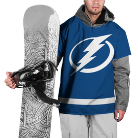 Накидка на куртку 3D с принтом Тампа-Бэй Лайтнинг (Форма1) в Санкт-Петербурге, 100% полиэстер |  | нхл | тампа бэй | тампа бэй лайтнинг | тампа бэй форма | хоккей
