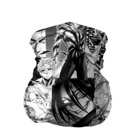 Бандана-труба 3D с принтом One-Punch Man (Ванпачмен) в Петрозаводске, 100% полиэстер, ткань с особыми свойствами — Activecool | плотность 150‒180 г/м2; хорошо тянется, но сохраняет форму | one punch man | аниме | ван панч мен | ванпачмен | гароу | генос | кинг | сайтама | сверхзвуковой соник | фубуки