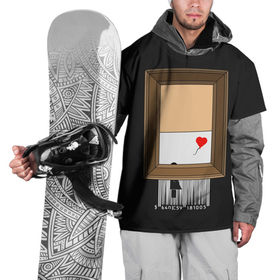 Накидка на куртку 3D с принтом Arts free | Banksy в Курске, 100% полиэстер |  | Тематика изображения на принте: art | banksy | street art | арт | бэнкси | граффити | со смыслом | сосмыслом | стритарт