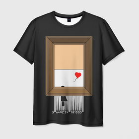 Мужская футболка 3D с принтом Arts free | Banksy в Белгороде, 100% полиэфир | прямой крой, круглый вырез горловины, длина до линии бедер | art | banksy | street art | арт | бэнкси | граффити | со смыслом | сосмыслом | стритарт