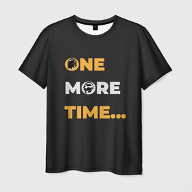 Мужская футболка 3D с принтом One More Time... в Санкт-Петербурге, 100% полиэфир | прямой крой, круглый вырез горловины, длина до линии бедер | acces | after | all | better | crush | da | daft | dance | discovery | faster | funk | get | harder | homework | human | instant | lose | lucky | memories | more | one | punk | random | stronger | time | to | yourself | бангальтер | дафт 
