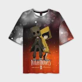 Мужская футболка oversize 3D с принтом Little Nightmares               2 в Тюмени,  |  | Тематика изображения на принте: little nightmares | игра | страшилка | страшная игра | ужас | хоррор