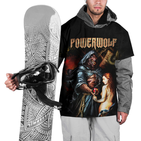 Накидка на куртку 3D с принтом Powerwolf в Петрозаводске, 100% полиэстер |  | heavy metal | metal | powerwolf | группы | метал | музыка | пауэр метал | рок | хеви метал